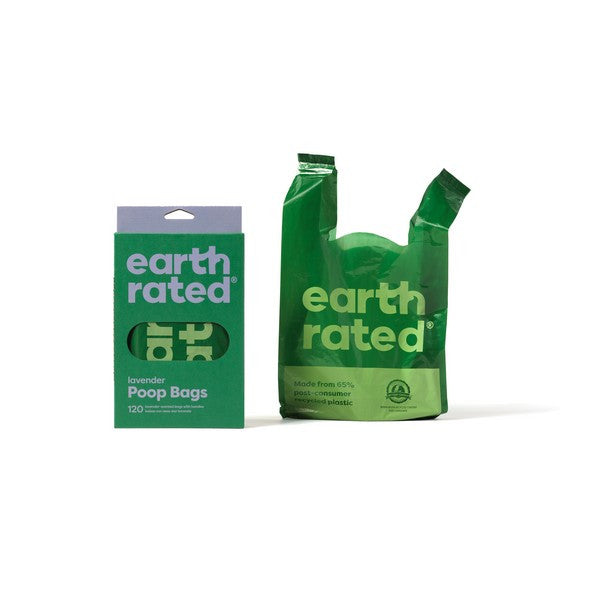 Earth Rated Handle Tie Poop Bags 120 Bags