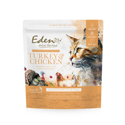 Eden Turkey & Chicken For Cats 1.5kg