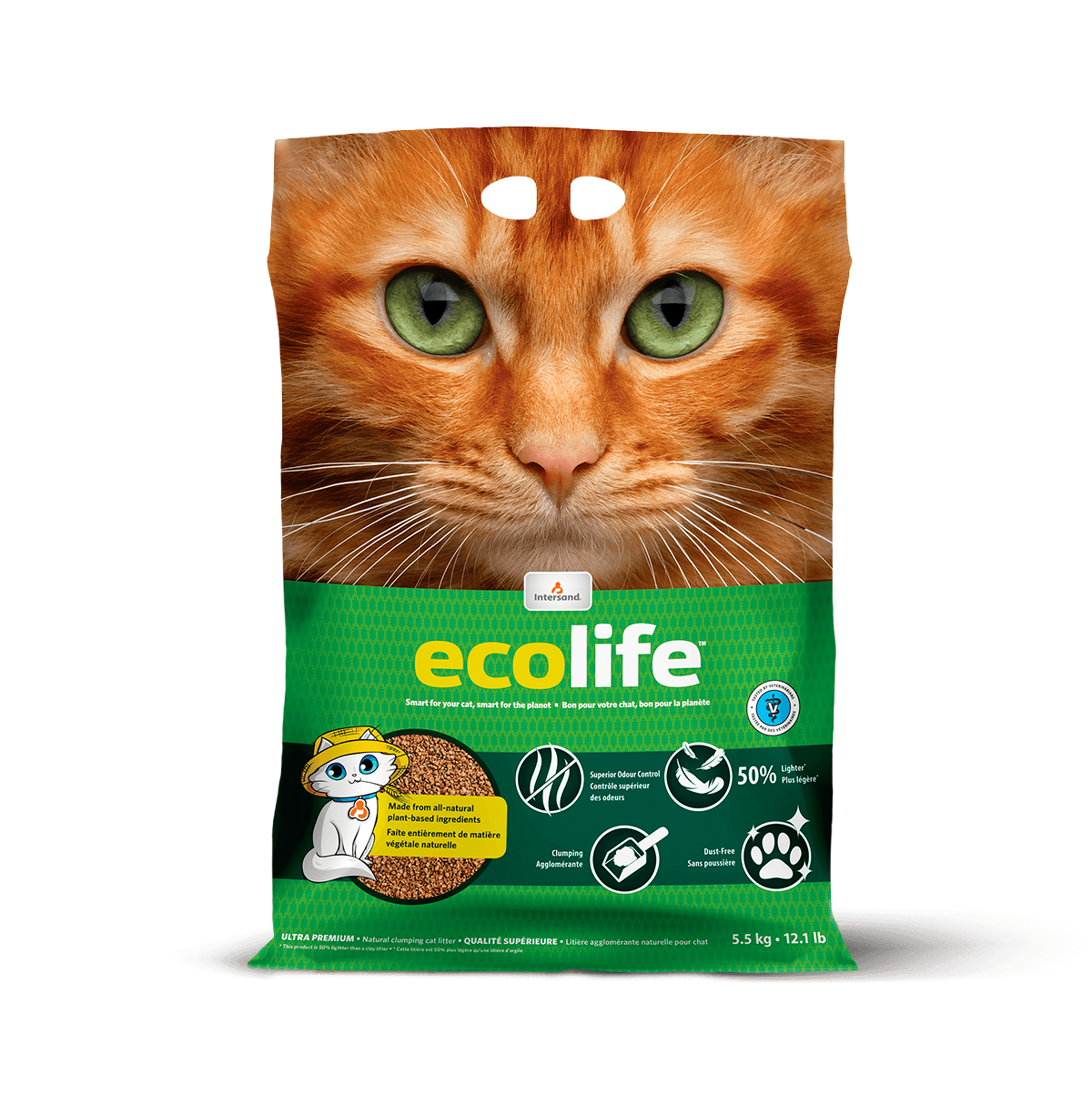Intersand Ecolife Cat Litter 5.5kg