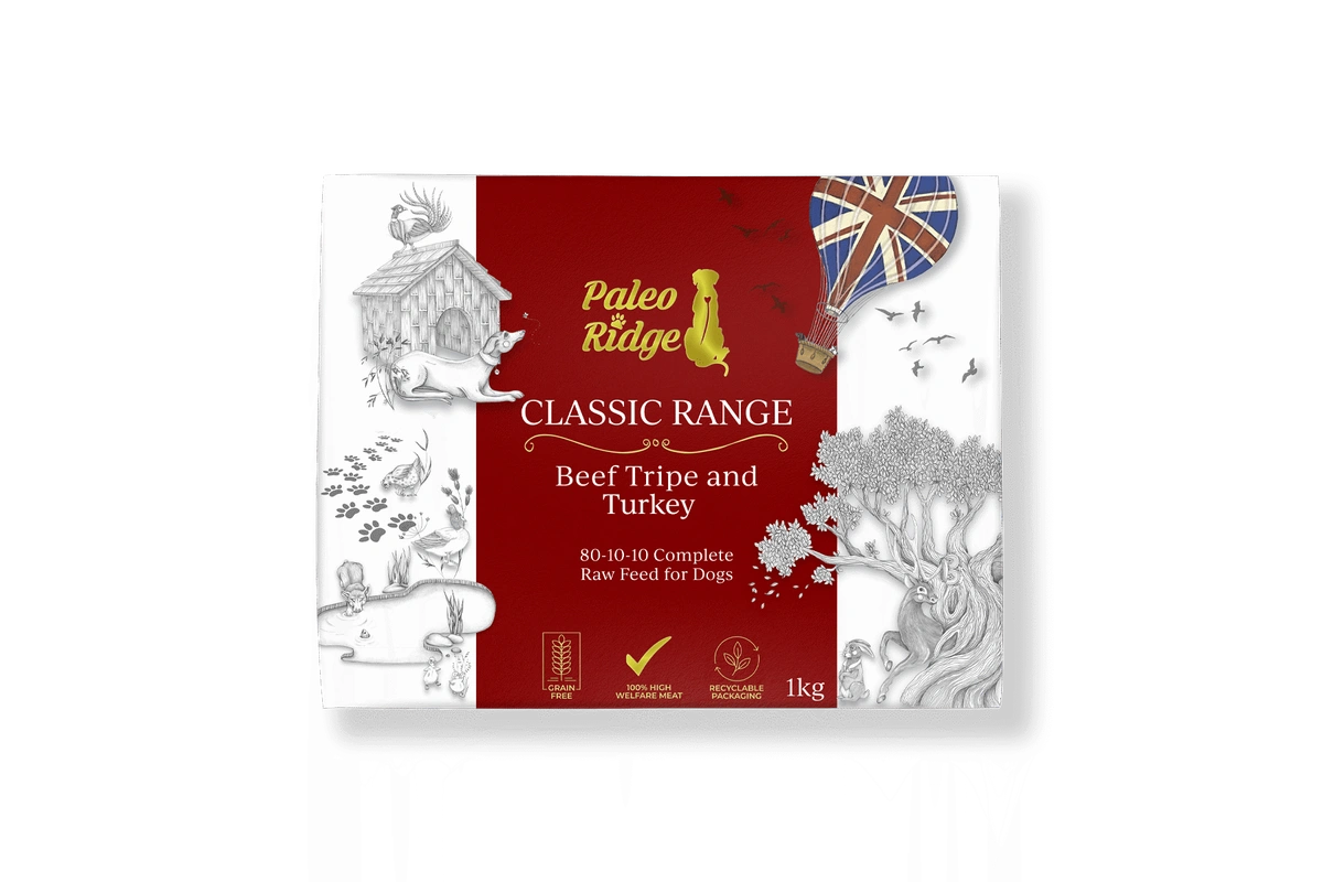 Paleo Ridge Classic Beef Tripe & Turkey 1kg
