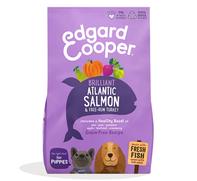 Edgard Cooper Salmon & Turkey Puppy 12kg