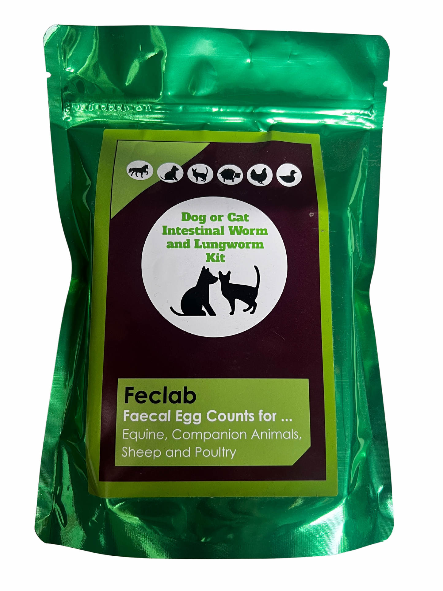 Feclab Dog & Cat Combined Intestinal Worm & Lungworm Kit