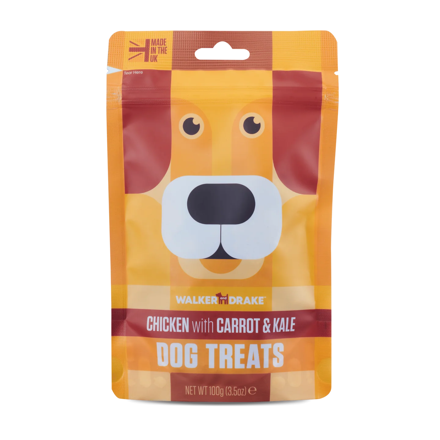 Walker & Drake Treats - Chicken with Carrot & Kale 100g
