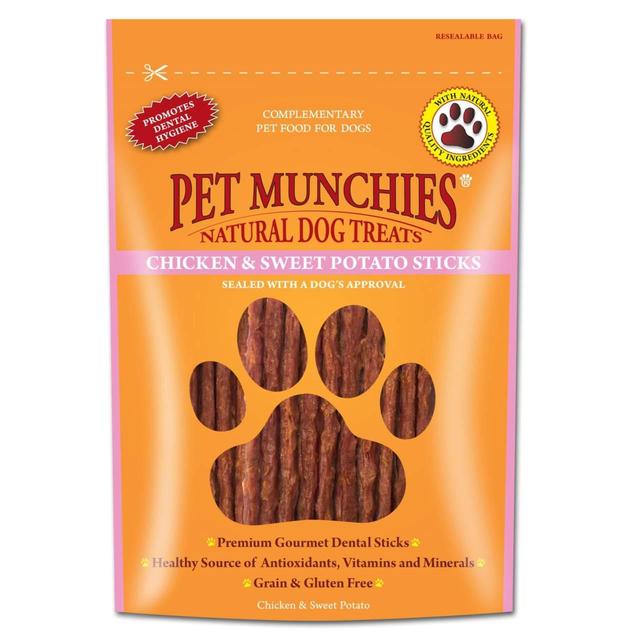 Pet Munchies Chicken & Sweet Potato Sticks 90g