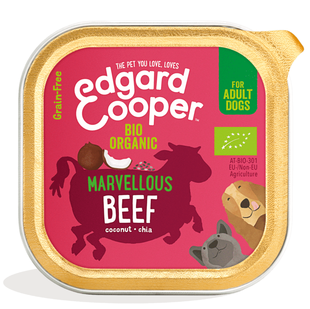 Edgard Cooper Organic Beef Cup 17x100g