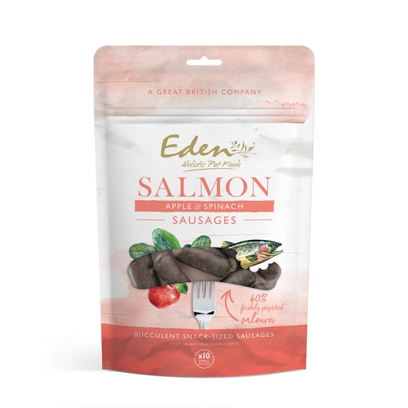 Eden Salmon With Apple & Spinach Small Sausages (10 Pack)