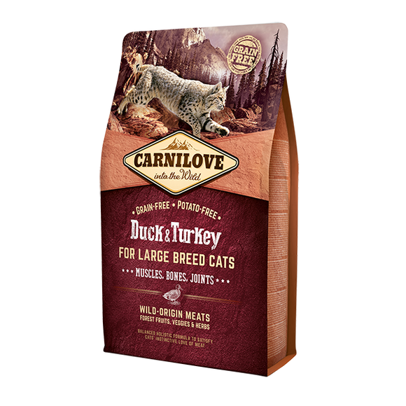 Carnilove Duck & Turkey Large Breed Dry Cat Food