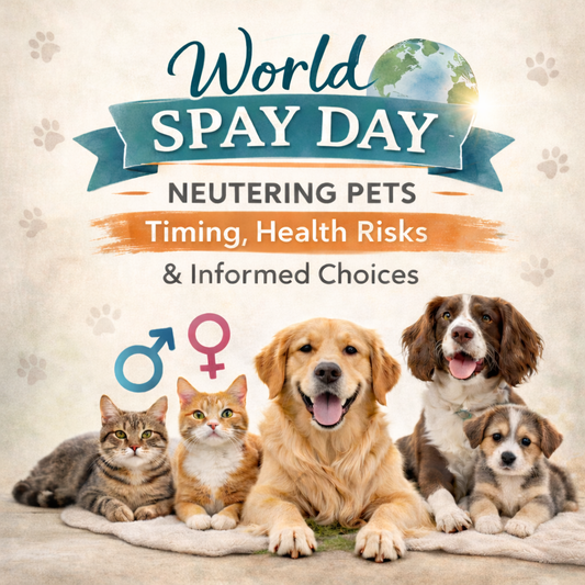 🌍 World Spay Day: Neutering Pets, Timing, Health Risks & Informed Choices