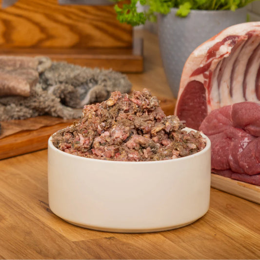 The Dogs Butcher Ox & Lamb Boneless 1kg