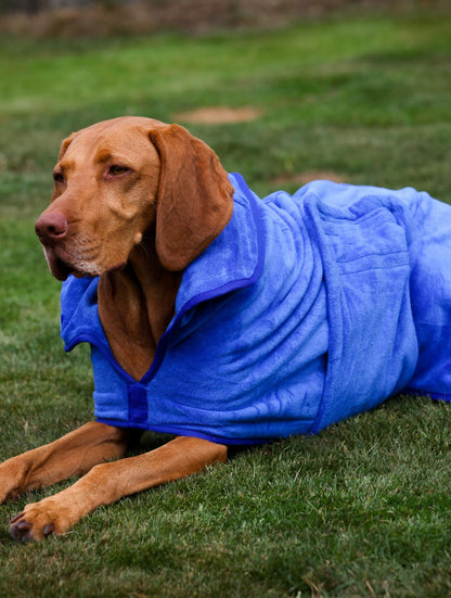 Stellar Pet Products Quick Drying Robe Cobalt