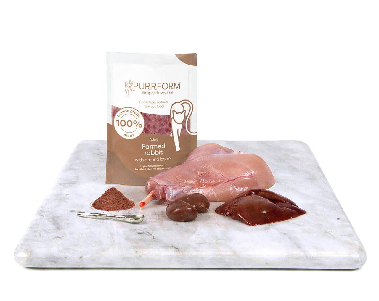 Purrform Farmed Rabbit & Ground Bone 6 x 70g