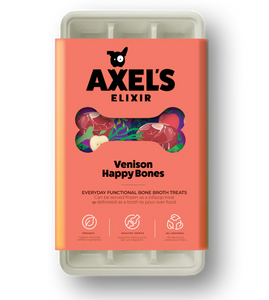 Axel's Elixir Wild Venison Happy Bones Bone Broth (Pack Of 12)