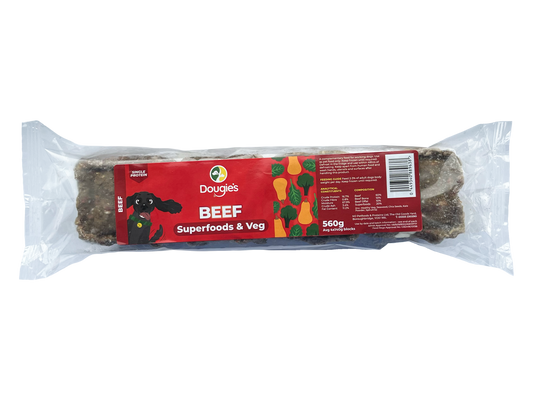 Dougies Beef Superfoods & Veg Single Protein 560g (4 x 140g)