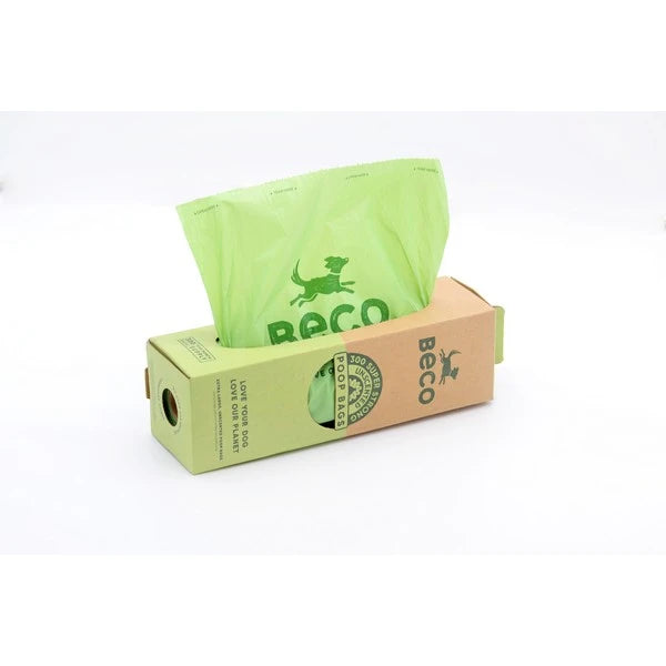 Beco Poo Bag Rolls Unscented Dispenser Pack (300 Bags)