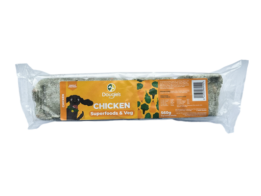 Dougies Chicken Superfoods & Veg Single Protein 560g (4 x 140g)