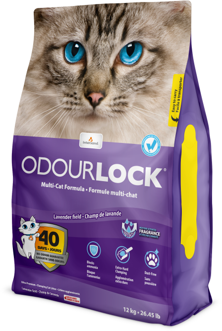 Intersand Odourlock Lavender Cat Litter