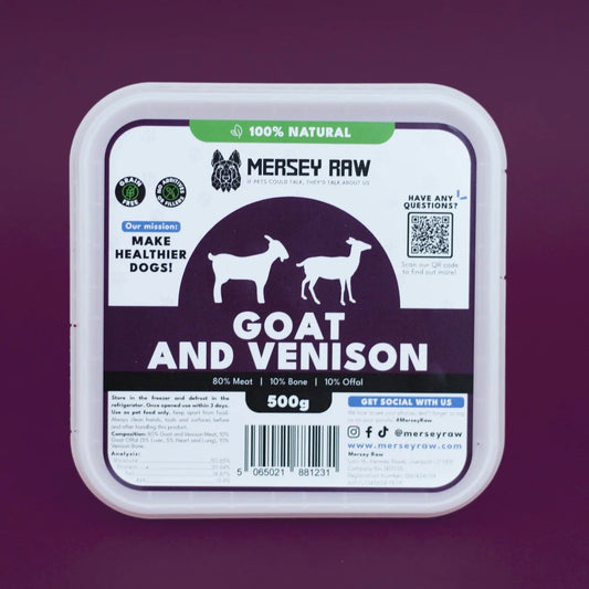Mersey Raw Goat & Venison 500g