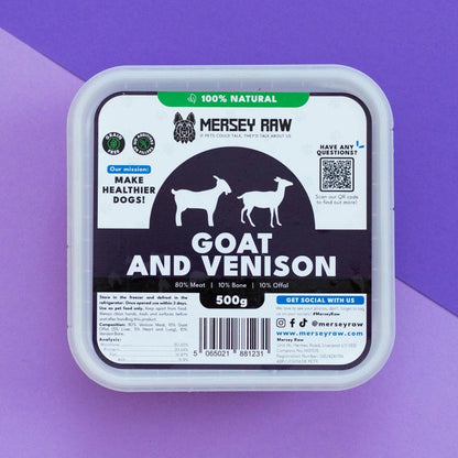 Mersey Raw Goat & Venison 500g