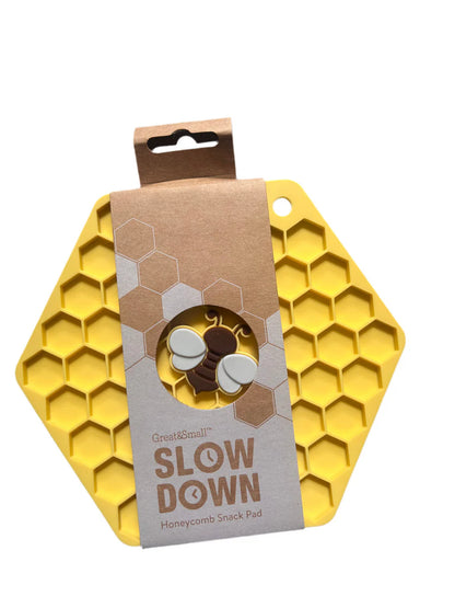 Great & Small Slow Down Honeycomb Snack Pad 7"