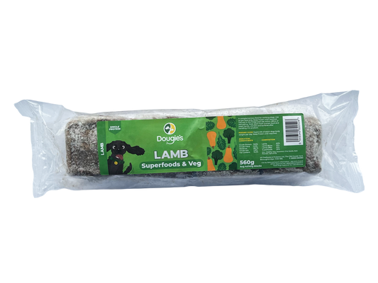 Dougies Lamb Superfoods & Veg Single Protein 560g (4 x 140g)
