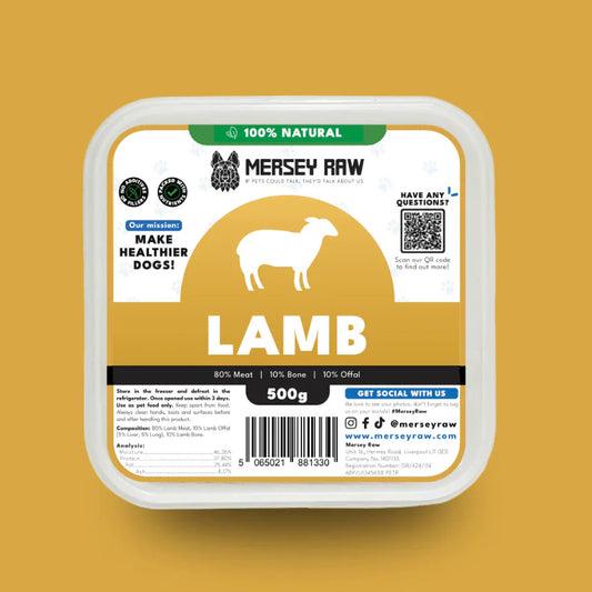 Mersey Raw Lamb 500g