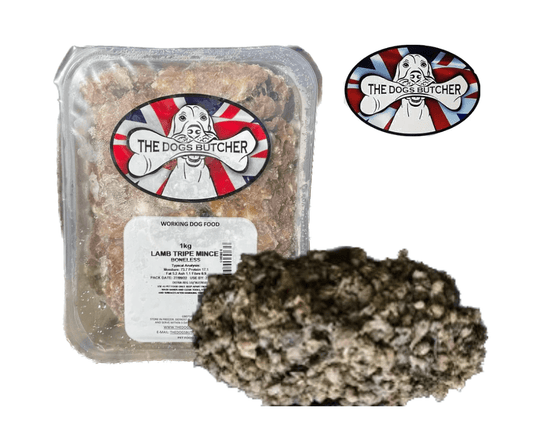 The Dogs Butcher Lamb Tripe Mince Boneless 1kg