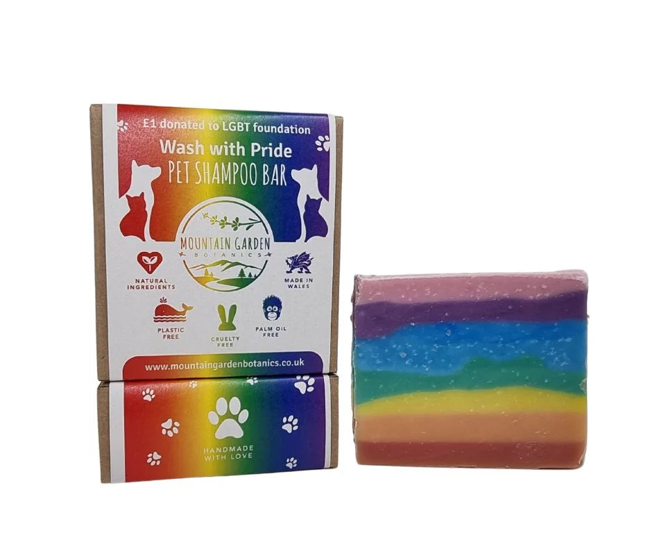 Mountain Garden Botanics Wash With Pride Shampoo Bar