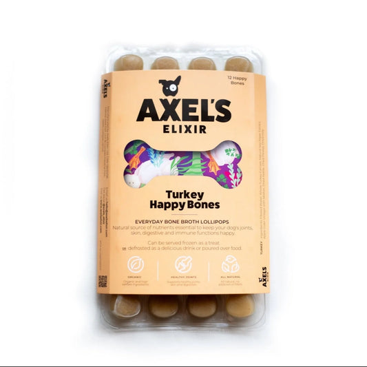 Axel's Elixir Turkey Happy Bones Bone Broth (Pack Of 12)