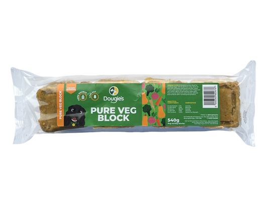 Dougies Pure Veg Block 540g (4 x 135g)