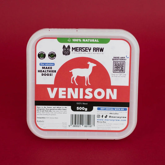 Mersey Raw Venison 500g