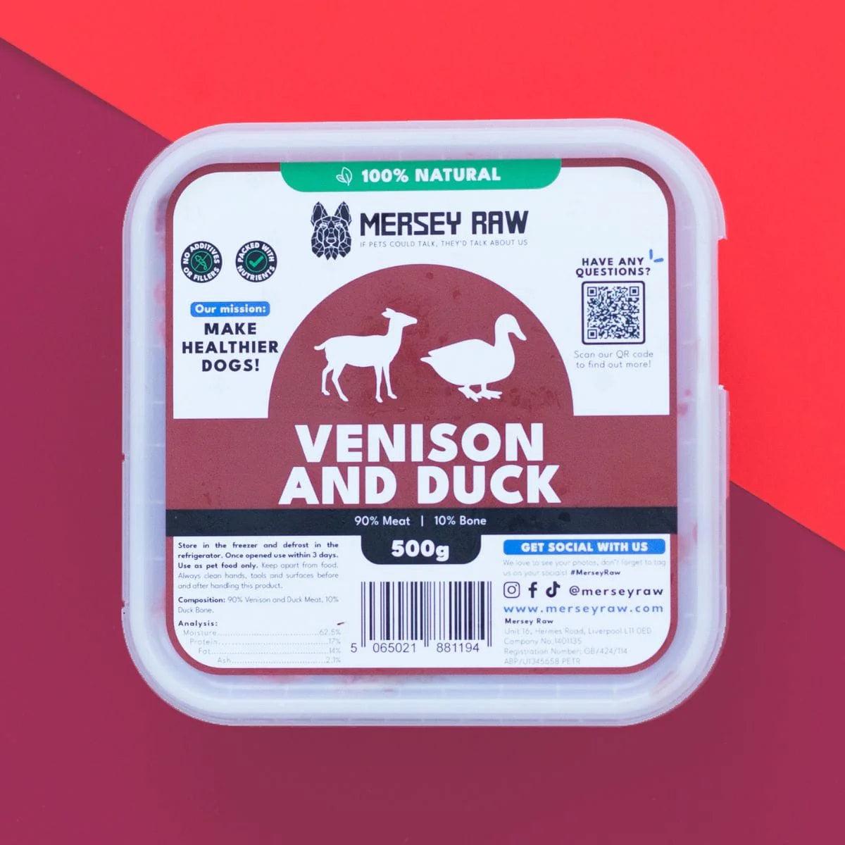 Mersey Raw Venison & Duck