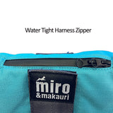 Miro & Makauri Waterproof Dog Coat Raspberry & Grey