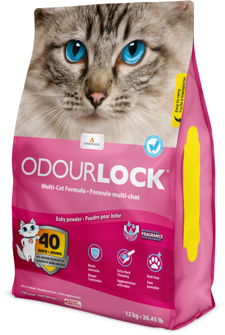 Intersand Odourlock Baby Powder Cat Litter