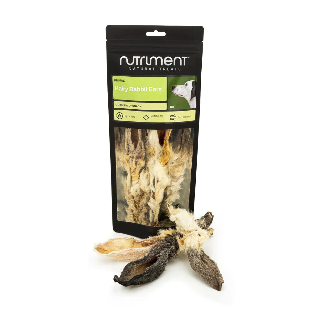 Nutriment Natural Treats Hairy Rabbit Ears (5pcs)