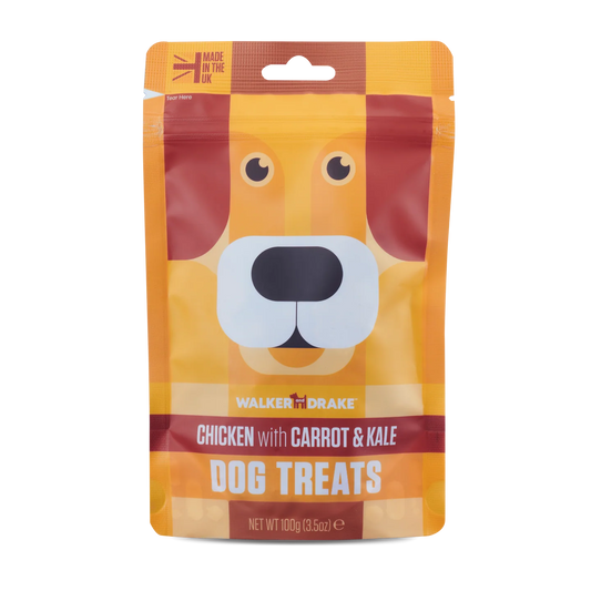 Walker & Drake Treats - Chicken with Carrot & Kale 100g