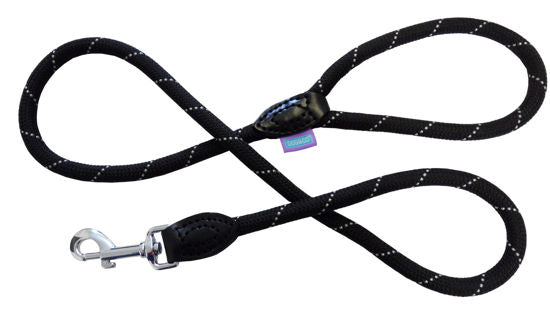 Hemmo & Co Trigger Rope Lead Reflective Black (12mm)