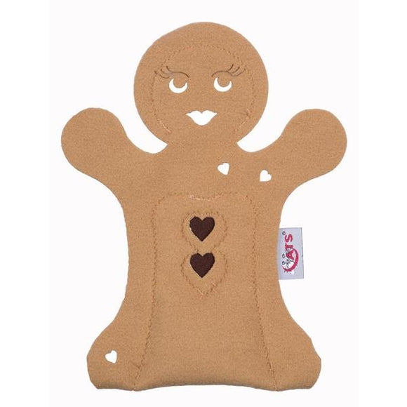 4 Cats Gingerbread Woman Catnip XMAS