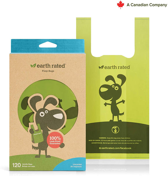 Earth Rated Handle Tie Poop Bags