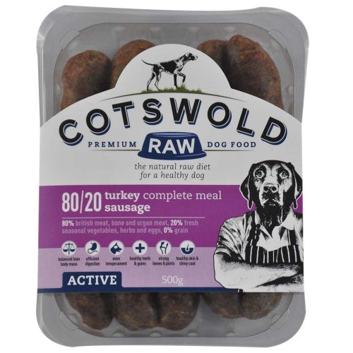 Cotswold Active 80/20 Turkey Sausages