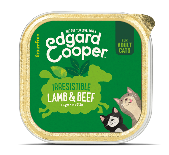 Edgard Cooper Lamb & Beef Cup for cats