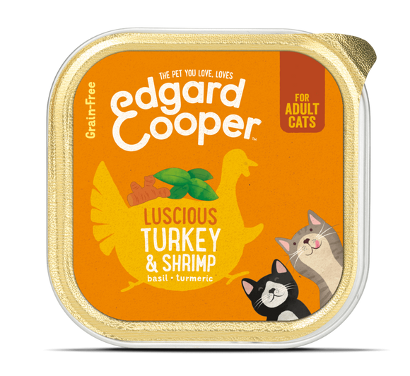 Edgard Cooper Turkey & Shimp Cup for cats