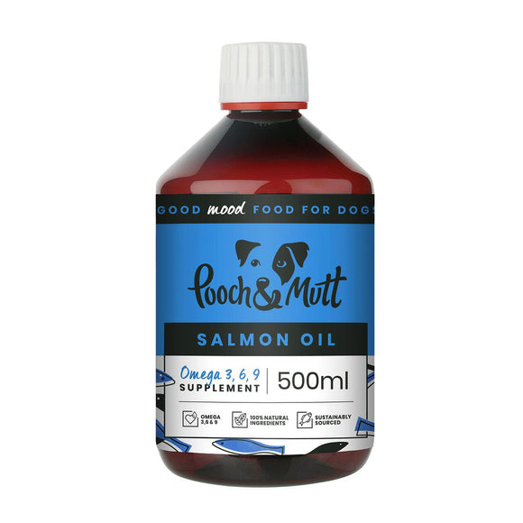 Pooch & Mutt Salmon Oil For Dogs & Cats 500ml