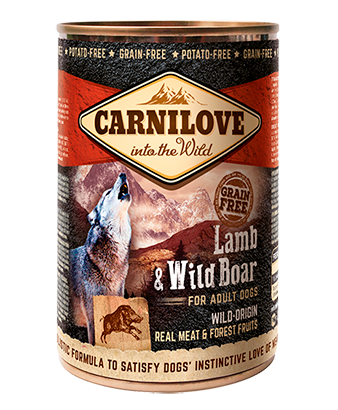 Carnilove Lamb & Wild Boar Wet Dog Food
