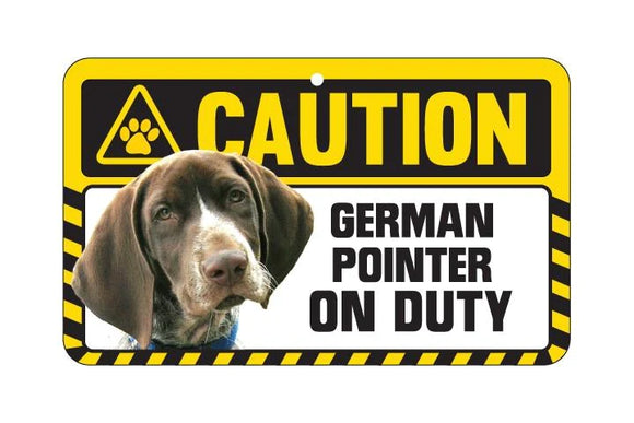 Pet Parade German Pointer Caution Sign