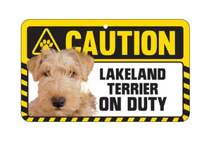 Pet Parade Lakeland Terrier Caution Sign