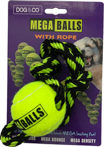 Hemmo & Co Mega Ball With Rope 2.5"