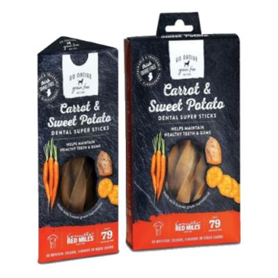 Go Native Super Dental Sticks Carrot & Sweet Potato