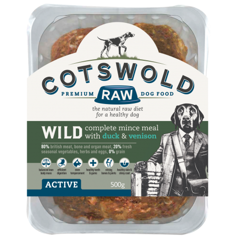 Cotswold Active 80/20 WILD Duck & Venison Mince