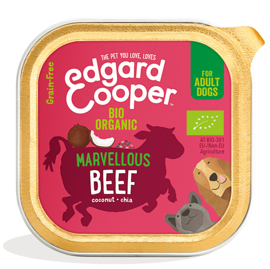 Edgard Cooper Organic Beef Cup 17x100g