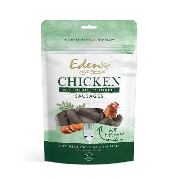 Eden Chicken With Sweet Potato & Chamomile Small Sausages (10 Pack)